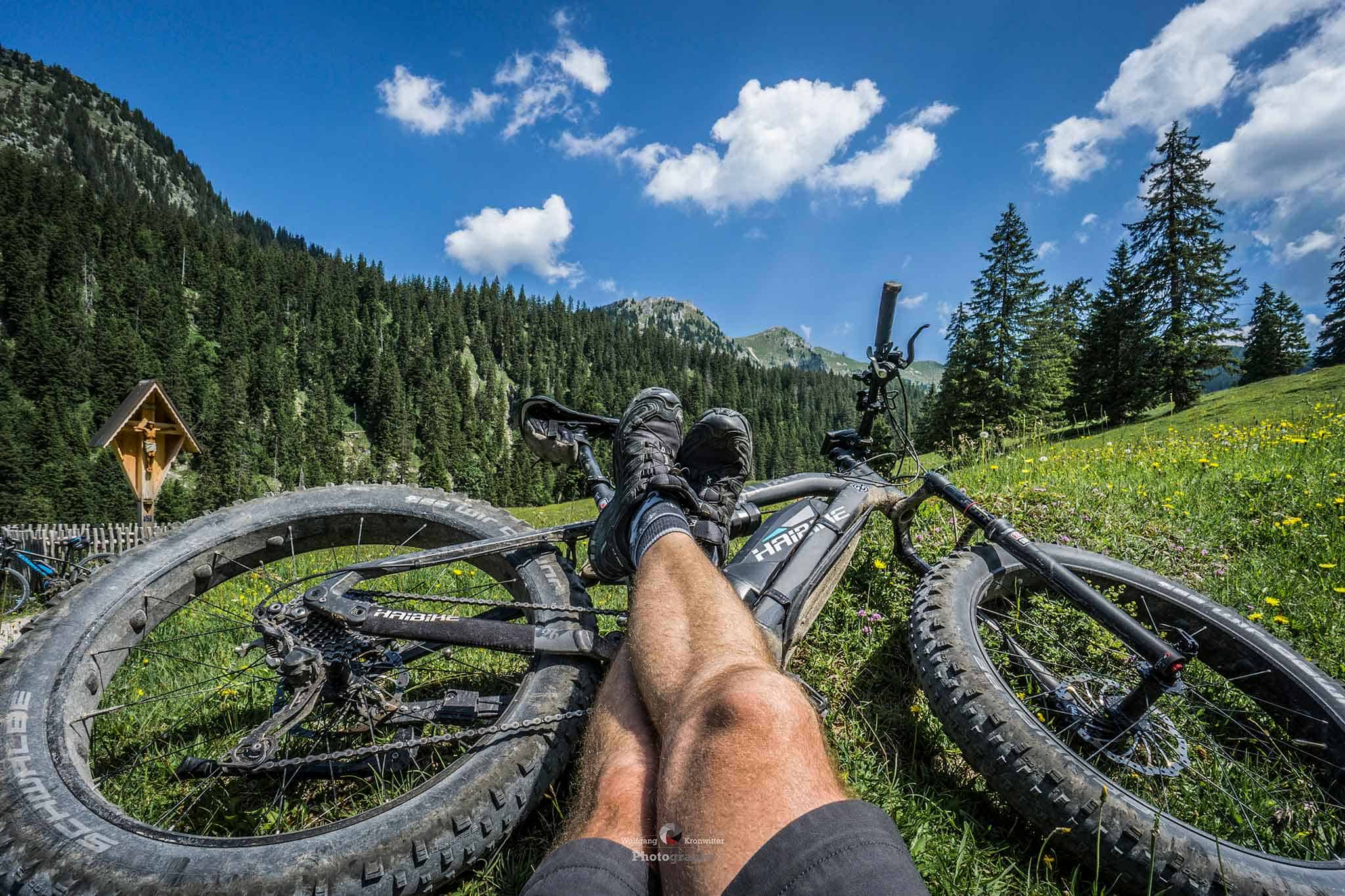 Urlaub-Lenggries-Radfahrer